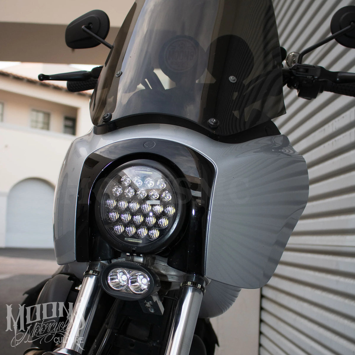 5.75" Spyder V2 LED Headlight Headlight Moons Mc