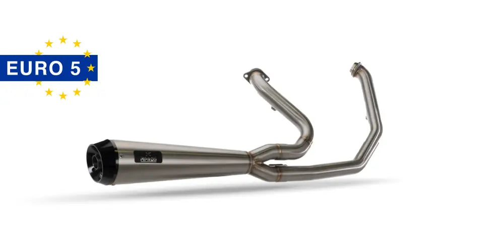 Mprds 2:1 Exhaust System Euro 5 - 17+ Touring Satin Race Exhaust