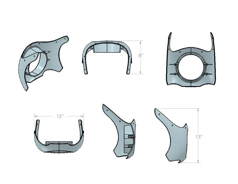Outlaw Fairing Fairing Burly Brand