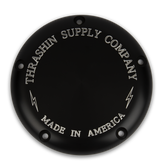 5-Hole Billet Derby Cover Derby Cover Thrashin Supply Co. Black