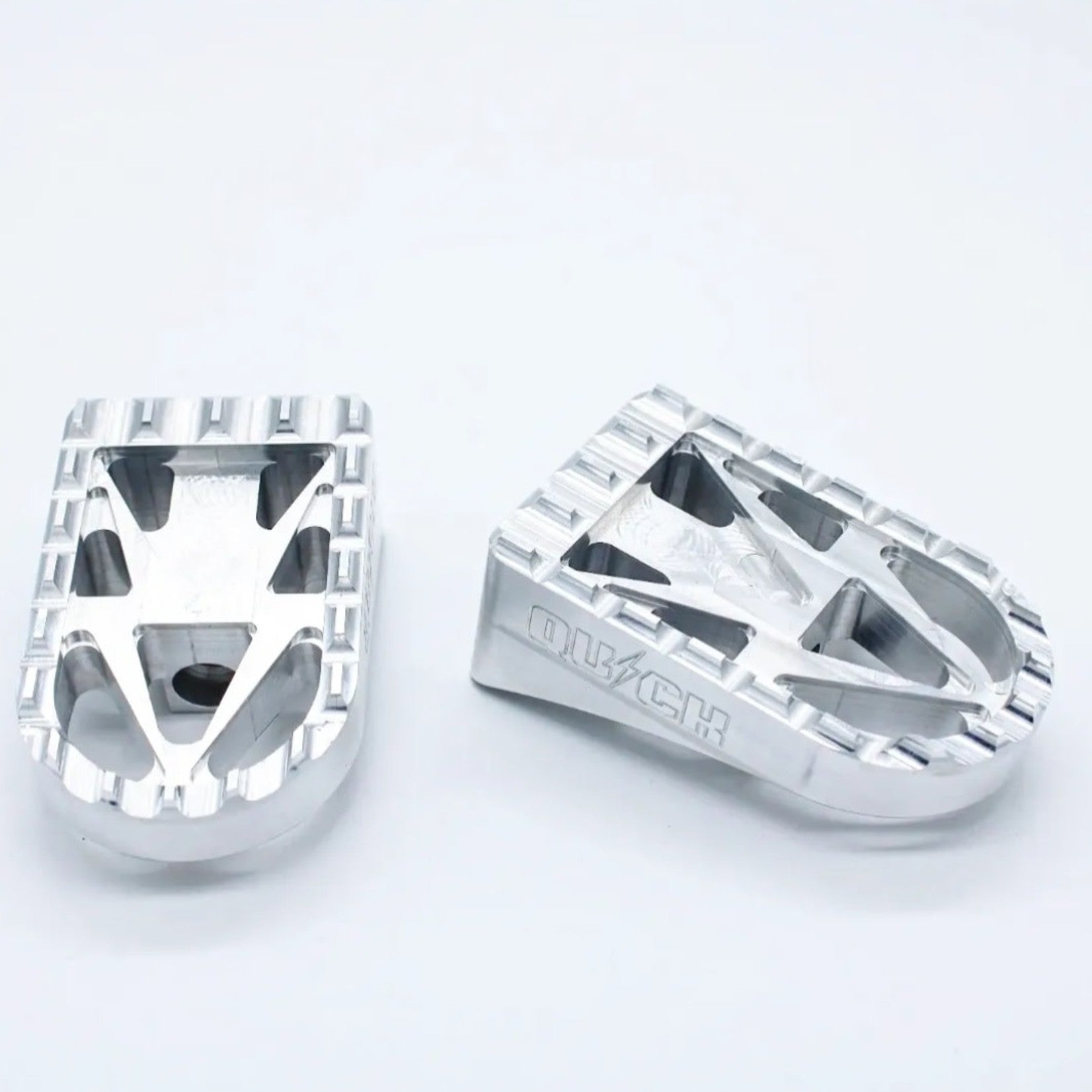 Quick Foot Pegs Lightning Bolts Foot Pegs Quick Industries Polished 94 to Curent Harley Mount