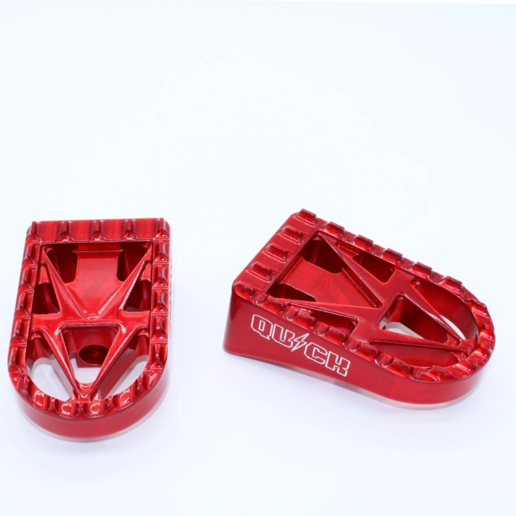 Quick Foot Pegs Lightning Bolts Foot Pegs Quick Industries Red 94 to Curent Harley Mount