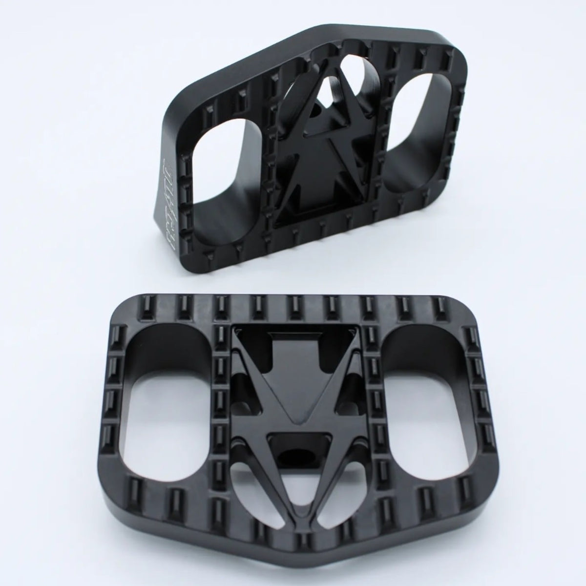 Quick Mini Floorboards Lightning Bolts Floorboards Quick Industries Matte Black 94 to Curent Harley Mount