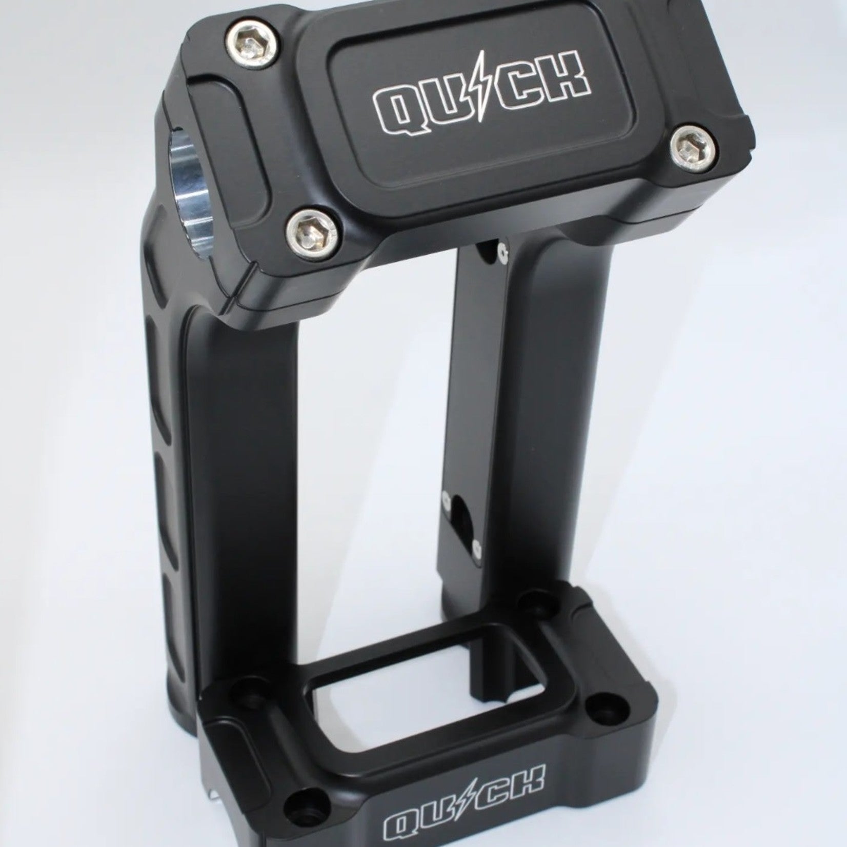 Quick Pull Back Risers Risers Quick Industries Matte Black 8" Standard Top Clamp