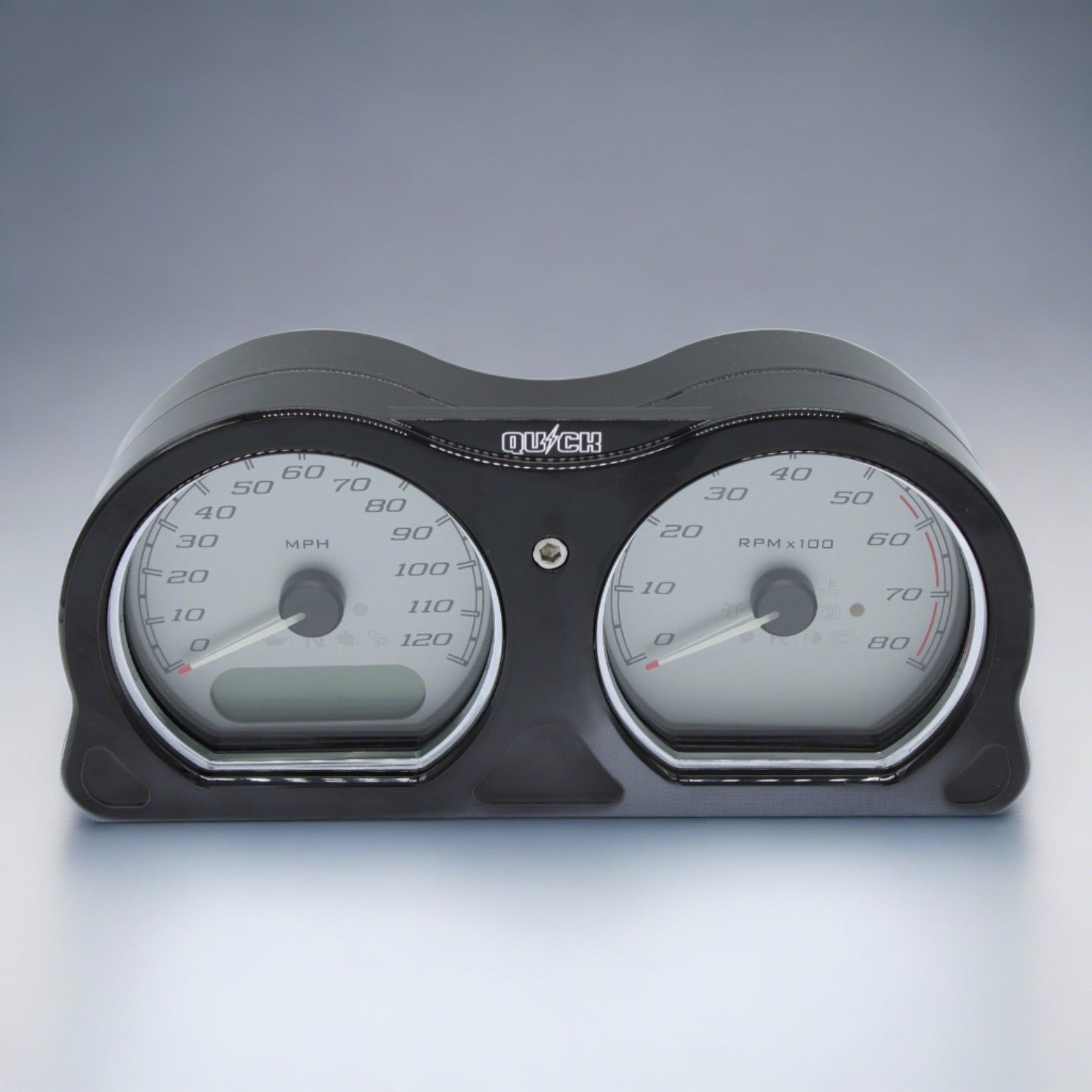 Quick Gauge Relocation Kit - 15+ Road Glide Gauge Mount Quick Industries Black