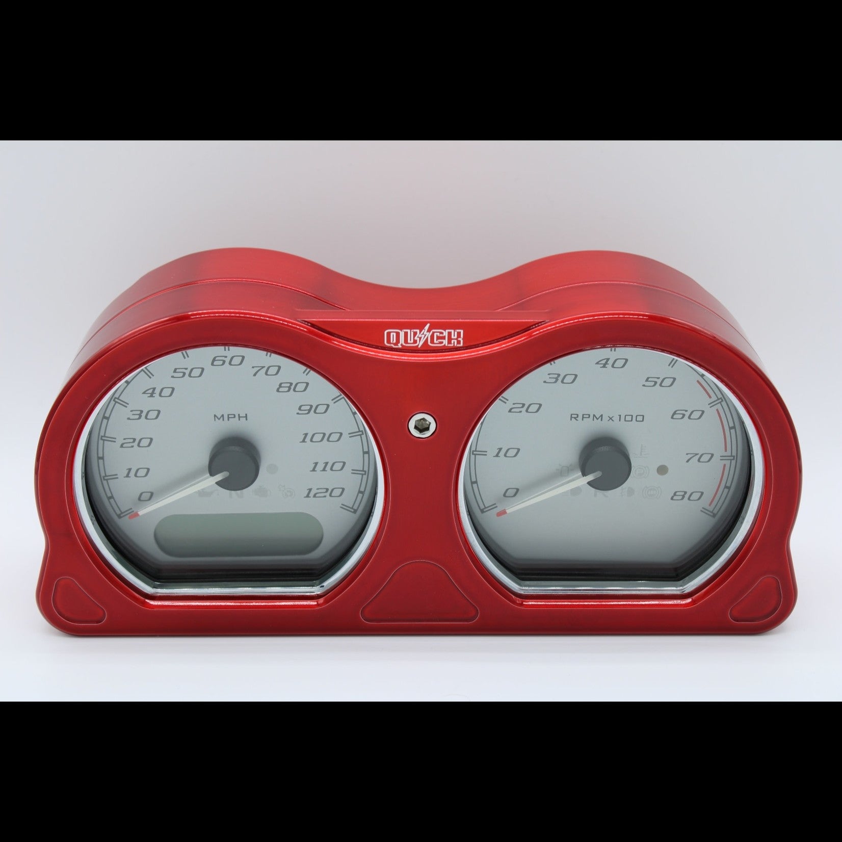 Quick Gauge Relocation Kit - 15+ Road Glide Gauge Mount Quick Industries Red