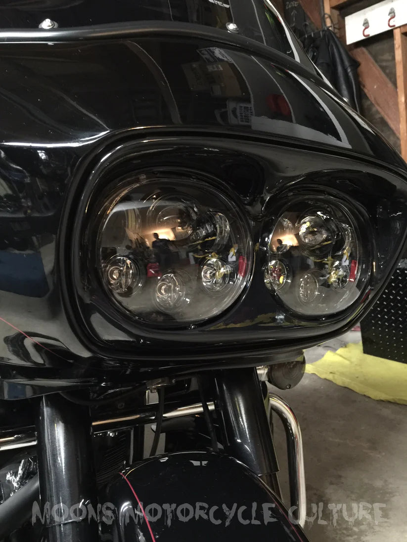 LED Moonmaker Headlight - 02-13 Road Glide Headlight Moons Mc