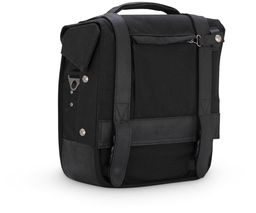 Voyager Detachable Saddlebag Saddlebags Burly Brand Black