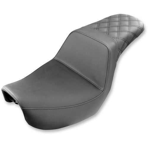 Step Up Seat - Dyna Seat Saddlemen Black 06-17 Dyna Rear LS