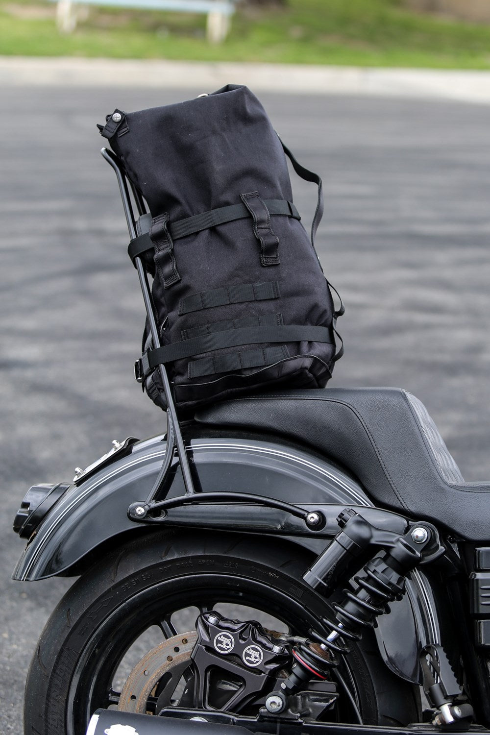 The Voyager Sissy Bar Bag Luggage Burly Brand