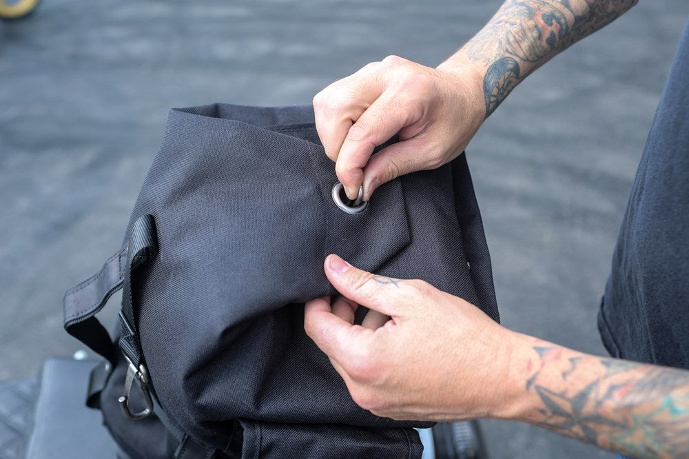 The Voyager Sissy Bar Bag Luggage Burly Brand