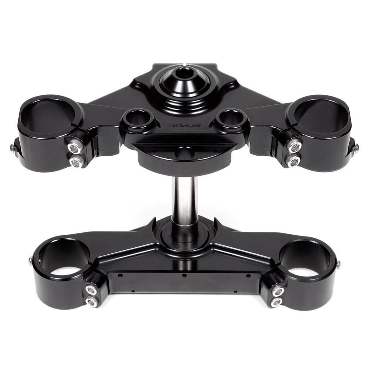 ST Triple Trees - 14+ Touring Triple Tree Kraus Motor Co. Black Anodized 50MM Top & 54MM Bottom
