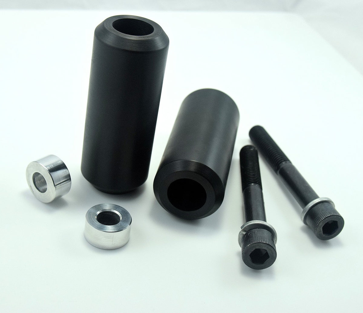 Upper Shock Sliders - Sportster Crash Bar Bung King