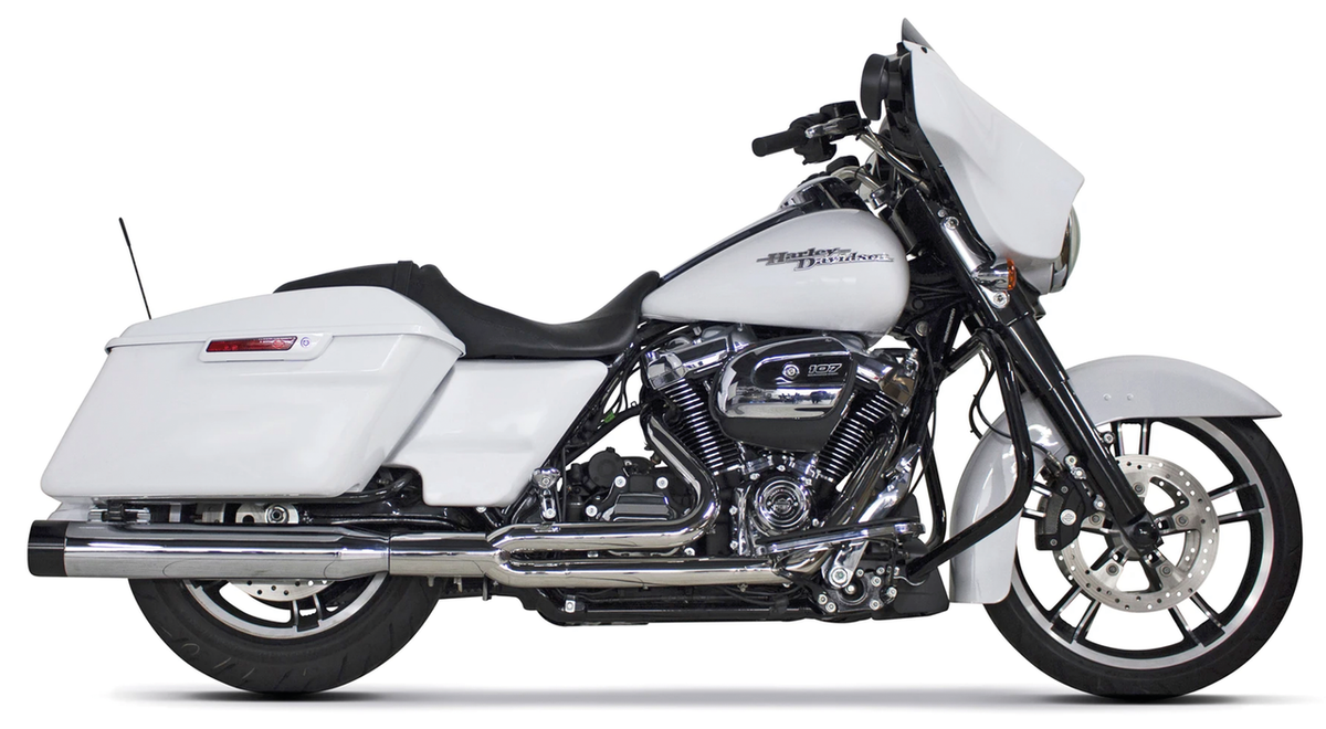 TBR FLH/T17-UP full lngt ghost Ch/SlshBk Full Exhaust System Two Brothers Racing