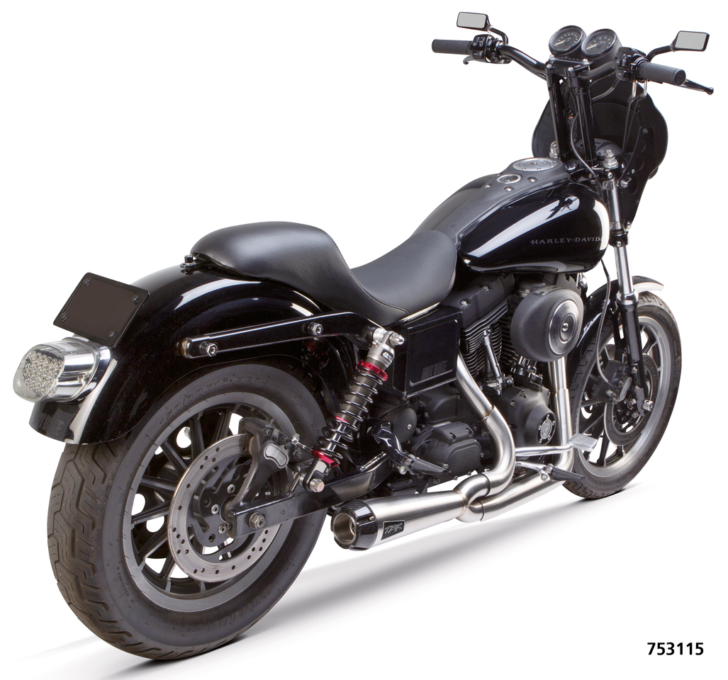 2Bros FXD06-17 2-1 SS CF Race Exhaust Full Exhaust System Two Brothers Racing