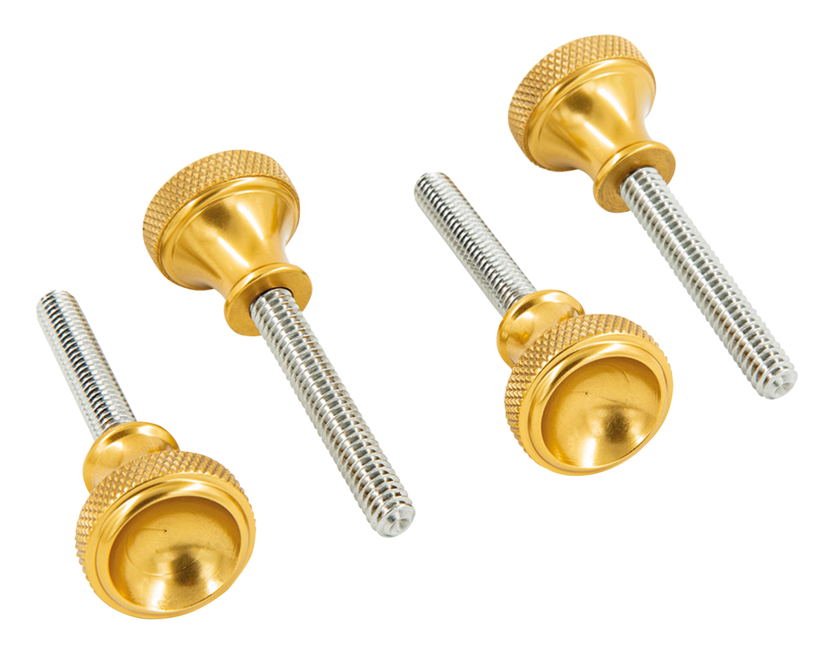 P16 Side Cover Quick Screw Set, Gold - FXR Side Cover P16 Powerplant Motorcycle Co.