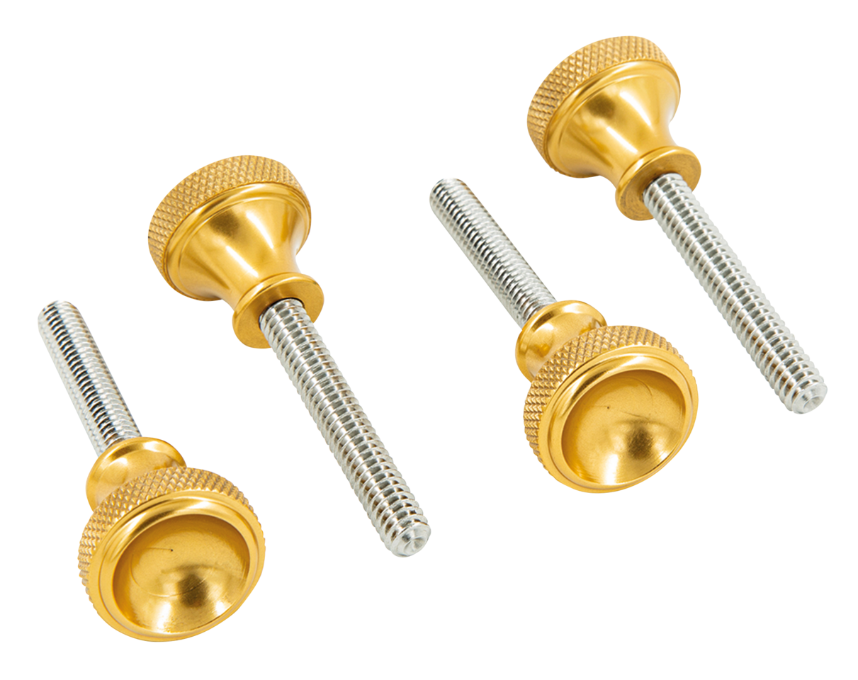 P16 Side Cover Quick Screw Set, Gold - FXR Side Cover P16 Powerplant Motorcycle Co.
