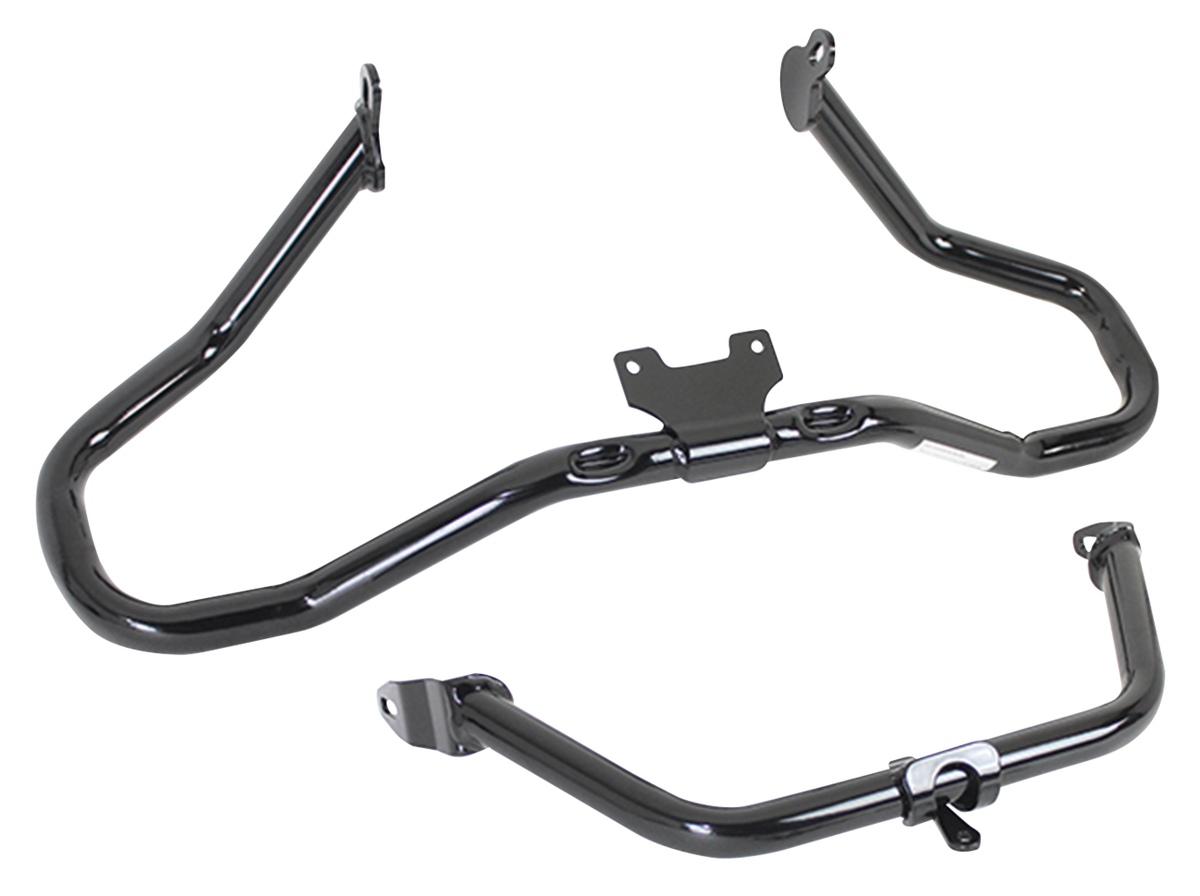 Chopped Engine Guard, Black - 15-22 Road Glide Crash Bar V-Twin