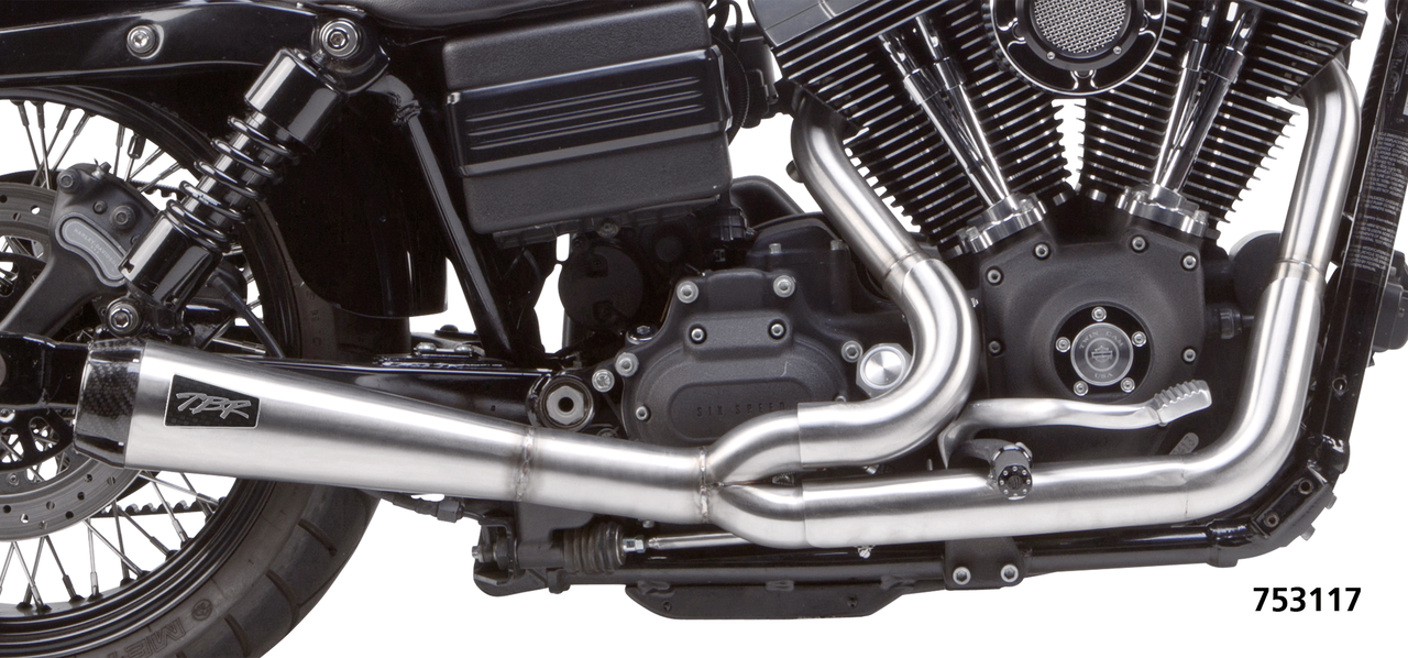 2Bros FXD06-17 2-1 SS CF Race Exhaust Full Exhaust System Two Brothers Racing