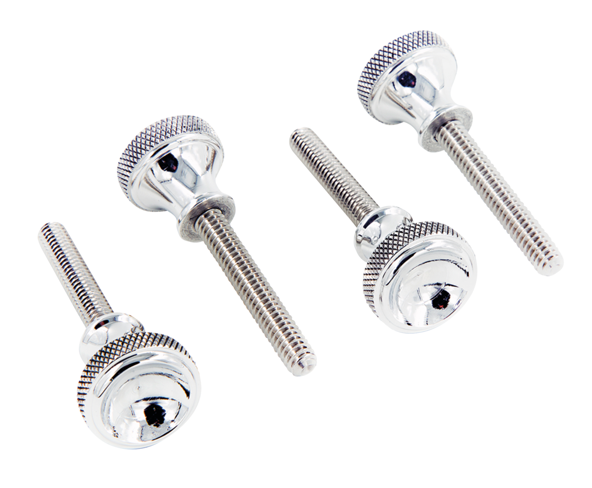 P16 Side Cover Quick Screw Set, Polished - FXR Side Cover P16 Powerplant Motorcycle Co.