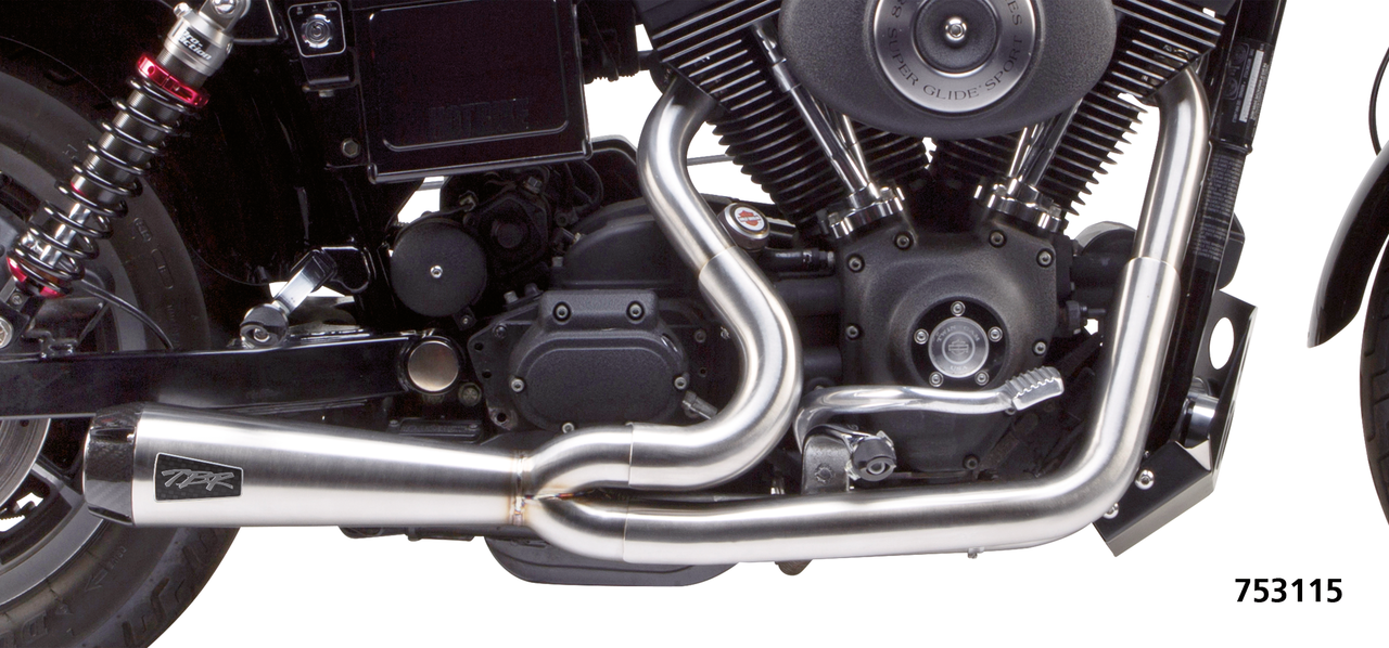 2Bros FXD06-17 2-1 SS CF Race Exhaust Full Exhaust System Two Brothers Racing