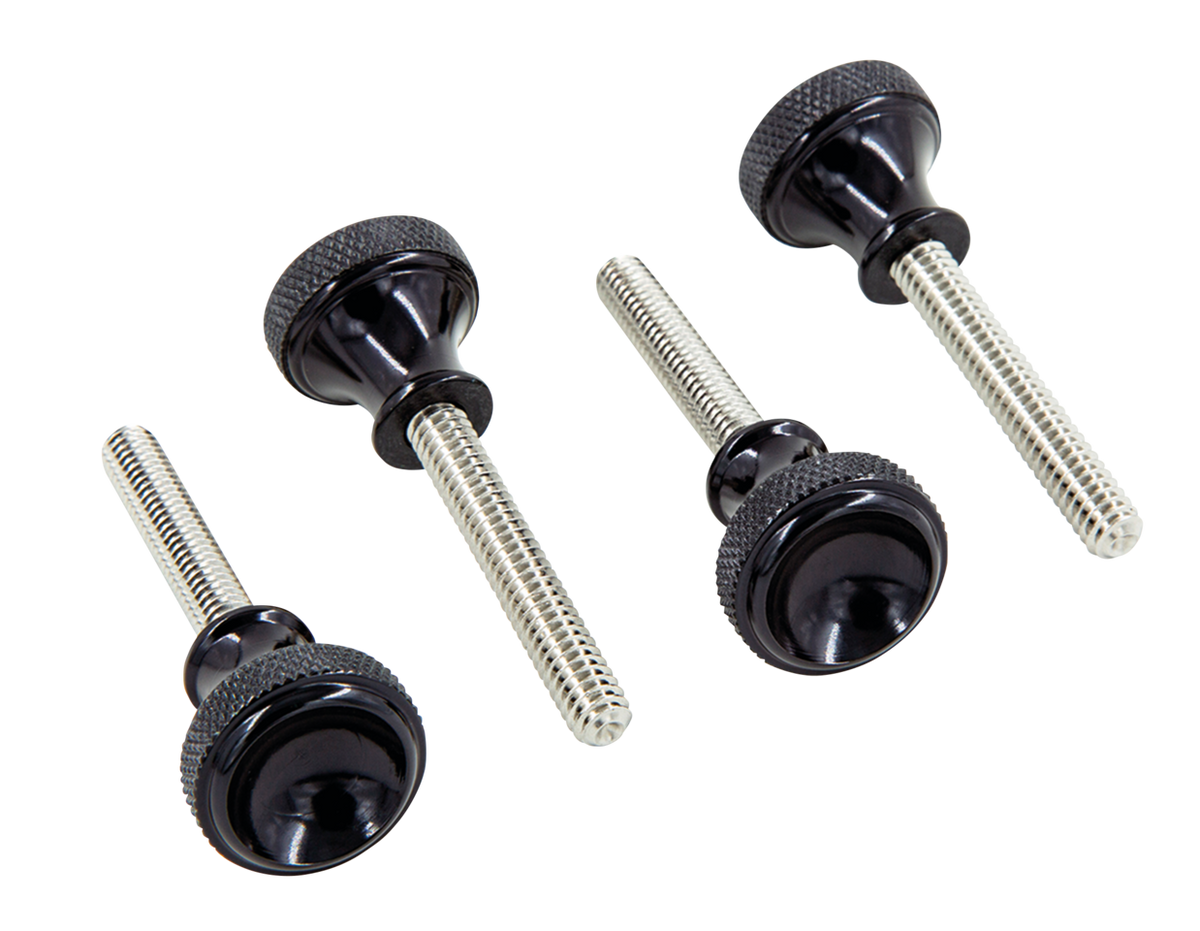 P16 Side Cover Quick Screw Set, Black - FXR Side Cover P16 Powerplant Motorcycle Co.