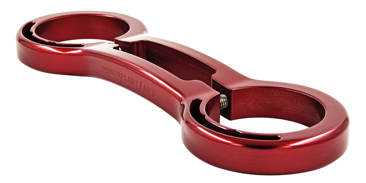 P16 39mm Fork Brace, Red - Sportster & Dyna & FXR Fork Brace P16 Powerplant Motorcycle Co.