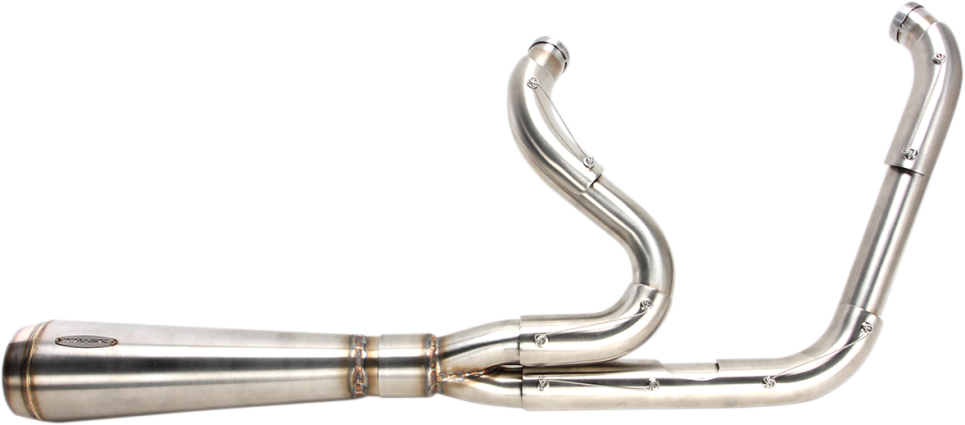 Assault 2:1 Exhaust - Touring Full Exhaust System Trask Performance Stainless Milwaukee 8 - 17+ Touring