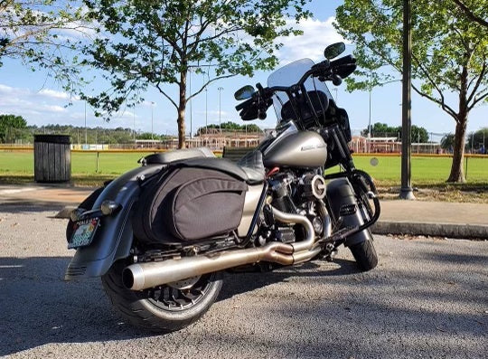 Retro Series V3 Saddlebags - Touring Saddlebags Leather Pros