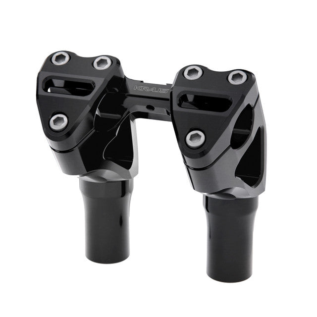 Workman Kickback Risers Risers Kraus Motor Co. 5" (Not compatible w/ pullback plates) Black Anodized