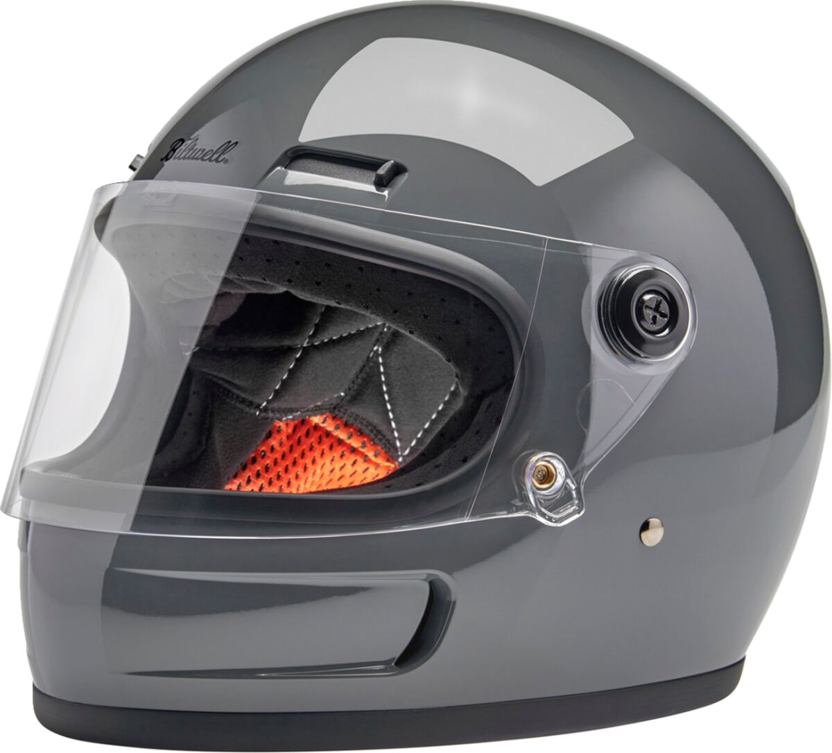 Biltwell Gringo SV Helmet, Gloss Storm Grey Helmets Biltwell XS