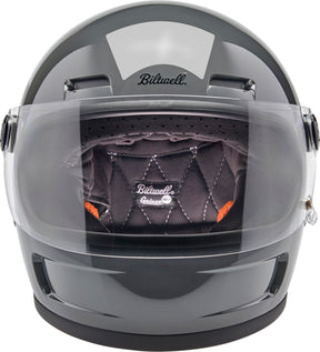 Biltwell Gringo SV Helmet, Gloss Storm Grey Helmets Biltwell