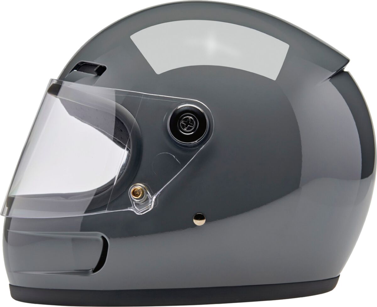 Biltwell Gringo SV Helmet, Gloss Storm Grey Helmets Biltwell