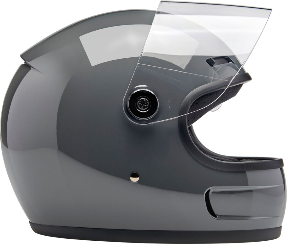 Biltwell Gringo SV Helmet, Gloss Storm Grey Helmets Biltwell