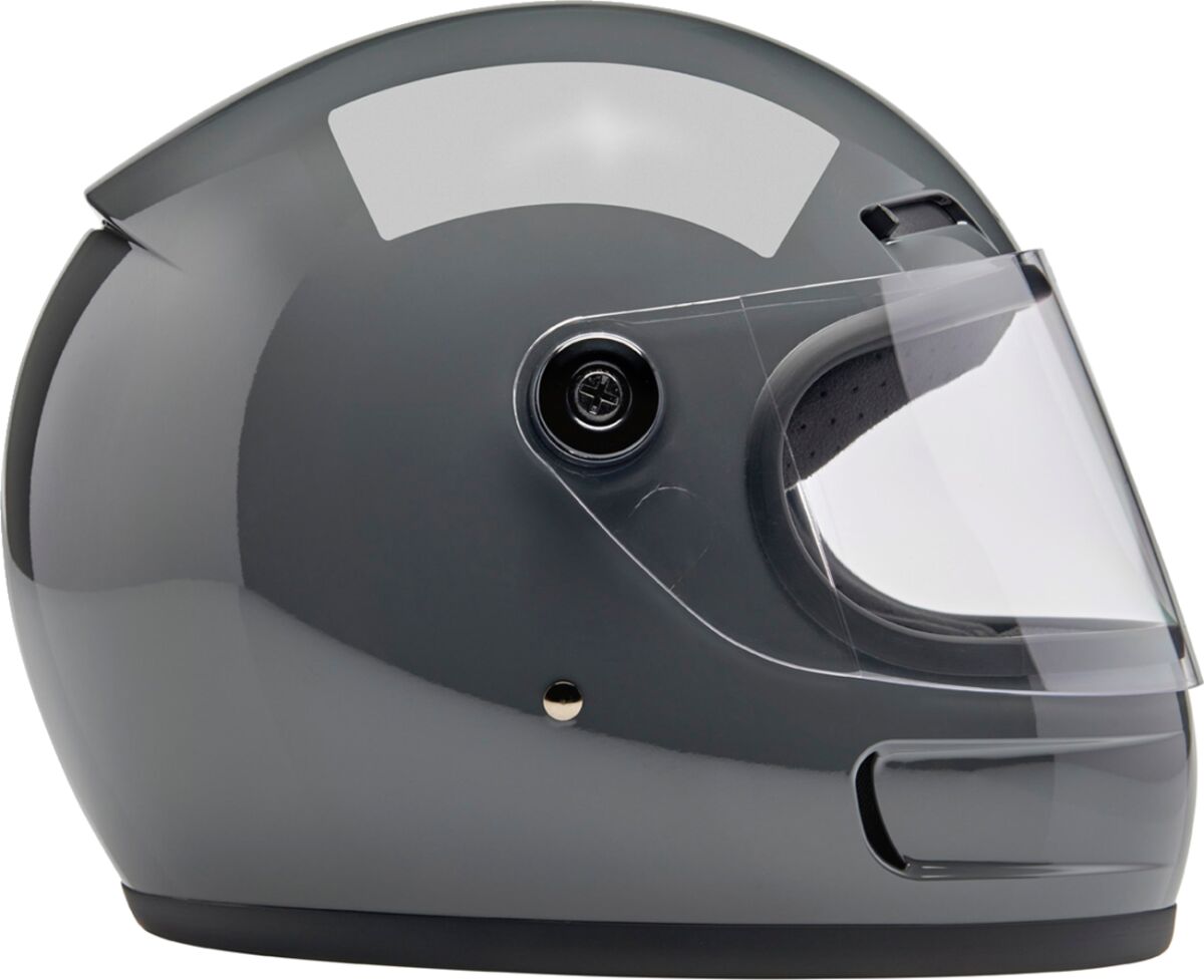 Biltwell Gringo SV Helmet, Gloss Storm Grey Helmets Biltwell