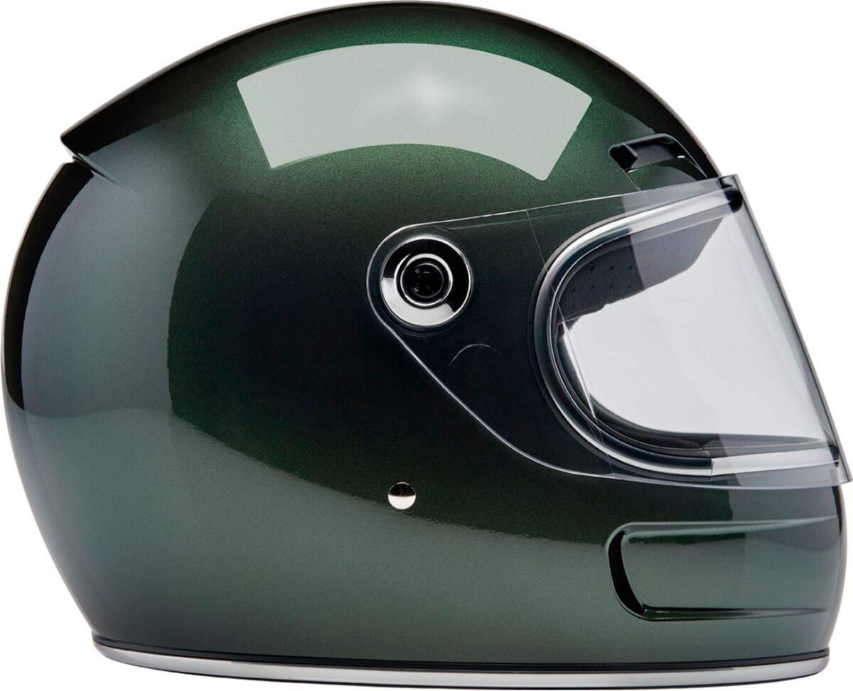 Biltwell Gringo SV Helmet, Metallic Sierra Green Helmets Biltwell