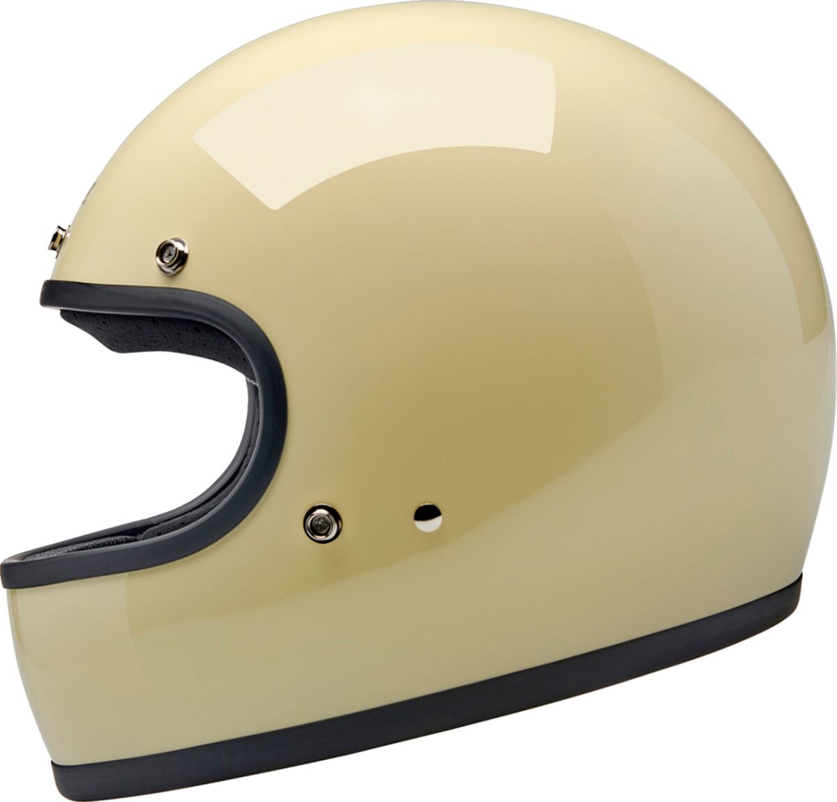 Biltwell Gringo Helmet, Gloss Vintage White XS