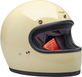 Biltwell Gringo Helmet, Gloss Vintage White Helmets Biltwell