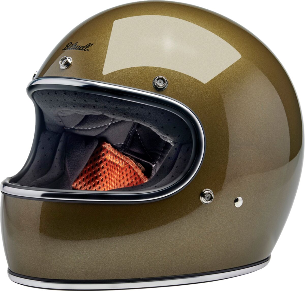 Biltwell Gringo Helmet, Ugly Gold Full Face Helmet Biltwell XS