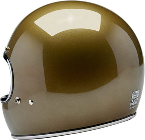 Biltwell Gringo Helmet, Ugly Gold Full Face Helmet Biltwell