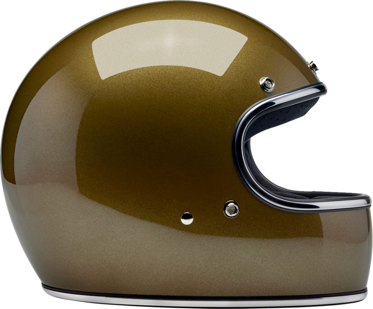 Biltwell Gringo Helmet, Ugly Gold Full Face Helmet Biltwell