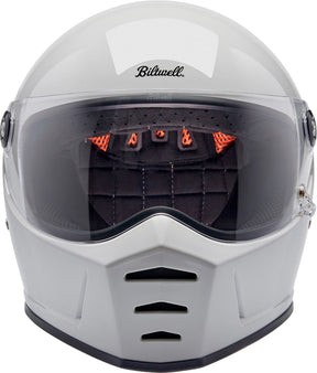 Biltwell Lane Splitter Helmet, Gloss White Helmets Biltwell