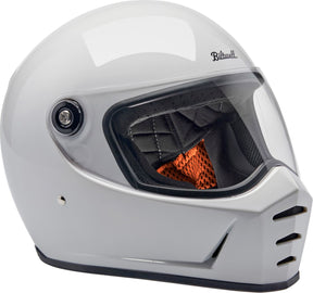 Biltwell Lane Splitter Helmet, Gloss White Helmets Biltwell