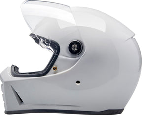 Biltwell Lane Splitter Helmet, Gloss White Helmets Biltwell