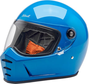 Biltwell Lane Splitter Helmet, Gloss Tahoe Blue Helmets Biltwell S
