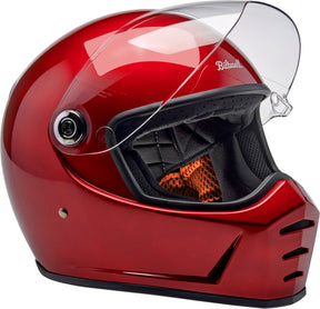 Biltwell Lane Splitter Helmet, Metallic Cherry Red Helmets Biltwell