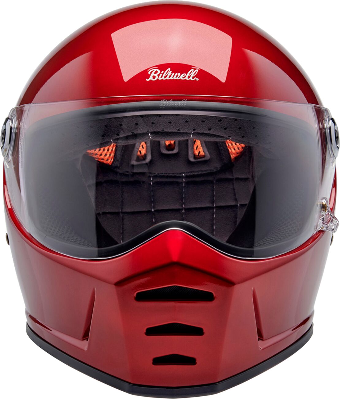 Biltwell Lane Splitter Helmet, Metallic Cherry Red Helmets Biltwell