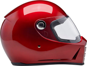 Biltwell Lane Splitter Helmet, Metallic Cherry Red Helmets Biltwell