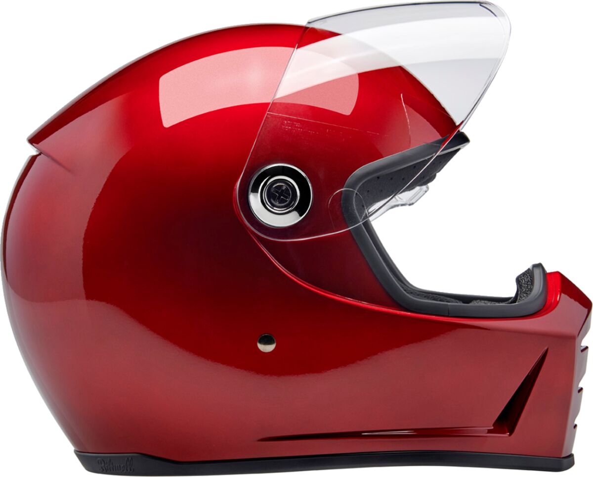 Biltwell Lane Splitter Helmet, Metallic Cherry Red Helmets Biltwell