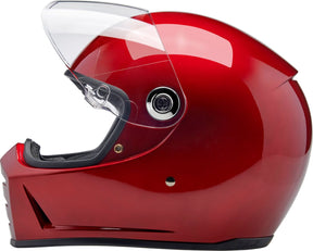 Biltwell Lane Splitter Helmet, Metallic Cherry Red Helmets Biltwell